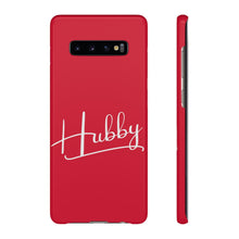 Load image into Gallery viewer, &quot;Hubby&quot; Snap Case Red
