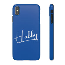 Load image into Gallery viewer, &quot;Hubby&quot; Snap Case Blue
