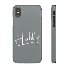 Load image into Gallery viewer, &quot;Hubby&quot; Snap Case- Gray
