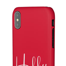 Load image into Gallery viewer, &quot;Hubby&quot; Snap Case Red
