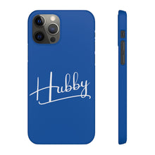 Load image into Gallery viewer, &quot;Hubby&quot; Snap Case Blue
