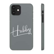 Load image into Gallery viewer, &quot;Hubby&quot; Snap Case- Gray
