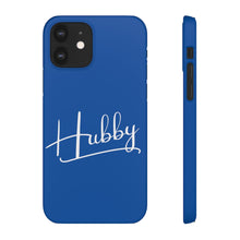 Load image into Gallery viewer, &quot;Hubby&quot; Snap Case Blue
