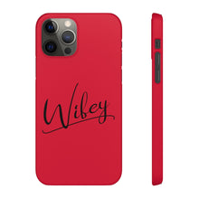 Load image into Gallery viewer, &quot;Wifey&quot; Snap Case Red
