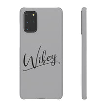 Load image into Gallery viewer, &quot;Wifey&quot; Snap Case Gray
