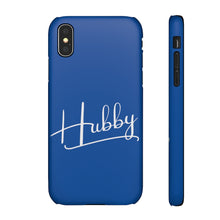 Load image into Gallery viewer, &quot;Hubby&quot; Snap Case Blue
