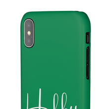 Load image into Gallery viewer, &quot;Hubby&quot; Snap Case Green
