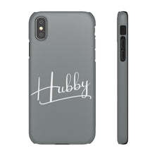 Load image into Gallery viewer, &quot;Hubby&quot; Snap Case- Gray
