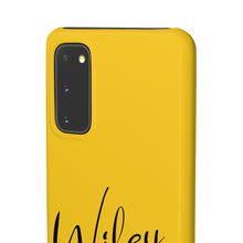 Load image into Gallery viewer, &quot;Wifey&quot; Snap Case Yellow
