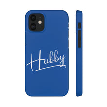 Load image into Gallery viewer, &quot;Hubby&quot; Snap Case Blue
