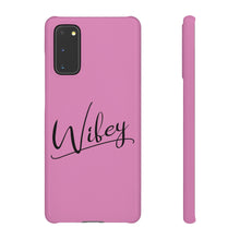 Load image into Gallery viewer, &quot;Wifey&quot; Snap Case Pink
