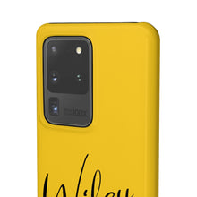 Load image into Gallery viewer, &quot;Wifey&quot; Snap Case Yellow
