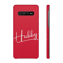 Load image into Gallery viewer, &quot;Hubby&quot; Snap Case Red
