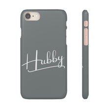 Load image into Gallery viewer, &quot;Hubby&quot; Snap Case- Gray
