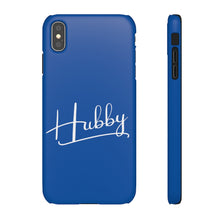 Load image into Gallery viewer, &quot;Hubby&quot; Snap Case Blue
