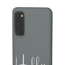 Load image into Gallery viewer, &quot;Hubby&quot; Snap Case- Gray
