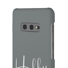 Load image into Gallery viewer, &quot;Hubby&quot; Snap Case- Gray
