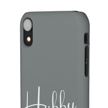 Load image into Gallery viewer, &quot;Hubby&quot; Snap Case- Gray
