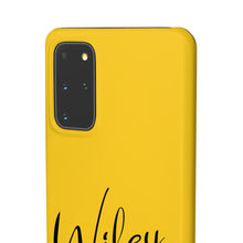 Load image into Gallery viewer, &quot;Wifey&quot; Snap Case Yellow
