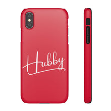 Load image into Gallery viewer, &quot;Hubby&quot; Snap Case Red
