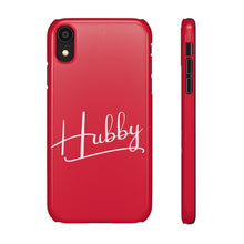 Load image into Gallery viewer, &quot;Hubby&quot; Snap Case Red
