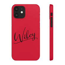 Load image into Gallery viewer, &quot;Wifey&quot; Snap Case Red
