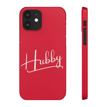 Load image into Gallery viewer, &quot;Hubby&quot; Snap Case Red
