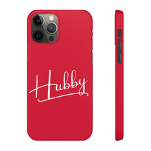 Load image into Gallery viewer, &quot;Hubby&quot; Snap Case Red
