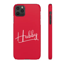 Load image into Gallery viewer, &quot;Hubby&quot; Snap Case Red
