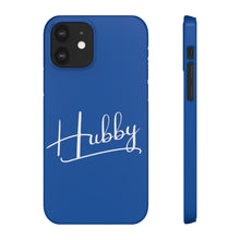 Load image into Gallery viewer, &quot;Hubby&quot; Snap Case Blue
