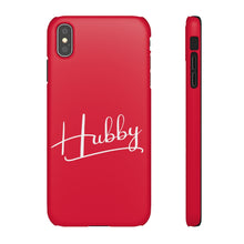 Load image into Gallery viewer, &quot;Hubby&quot; Snap Case Red
