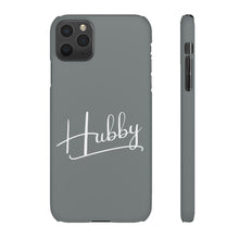 Load image into Gallery viewer, &quot;Hubby&quot; Snap Case- Gray
