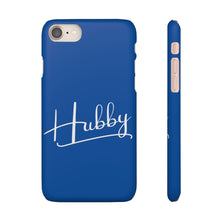 Load image into Gallery viewer, &quot;Hubby&quot; Snap Case Blue
