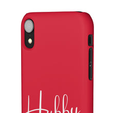 Load image into Gallery viewer, &quot;Hubby&quot; Snap Case Red
