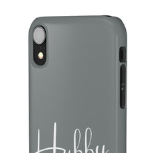 Load image into Gallery viewer, &quot;Hubby&quot; Snap Case- Gray
