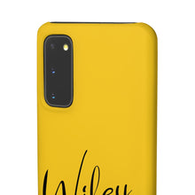 Load image into Gallery viewer, &quot;Wifey&quot; Snap Case Yellow
