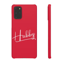 Load image into Gallery viewer, &quot;Hubby&quot; Snap Case Red
